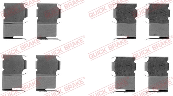 Accessory Kit, disc brake pad